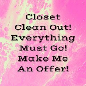 Closet Sale!